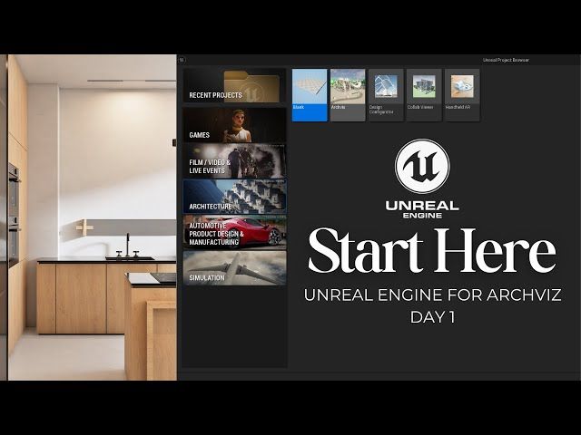 Unreal Engine 5 ArchViz Series: Day 1 – Creating a New Project from ...