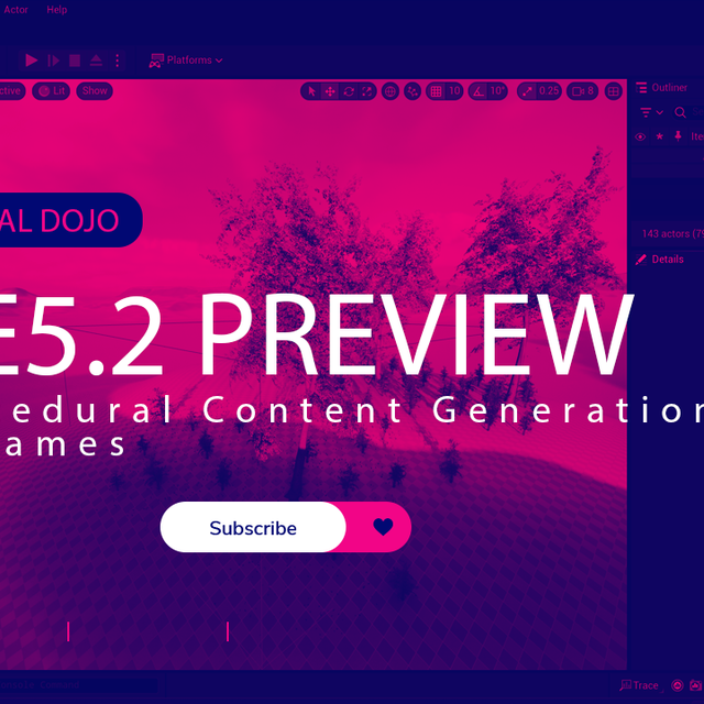 Unreal Engine 5.2 | Procedural Content Generation Framework In Games ...