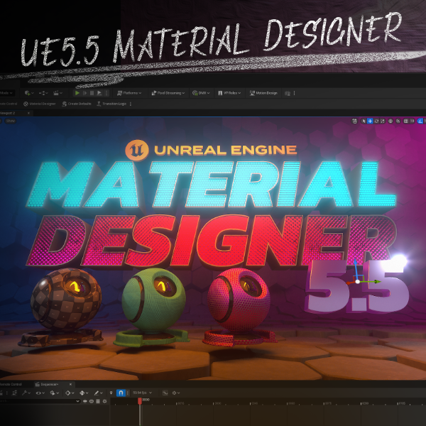 Unreal Engine 5.5 Material Designer | Community tutorial