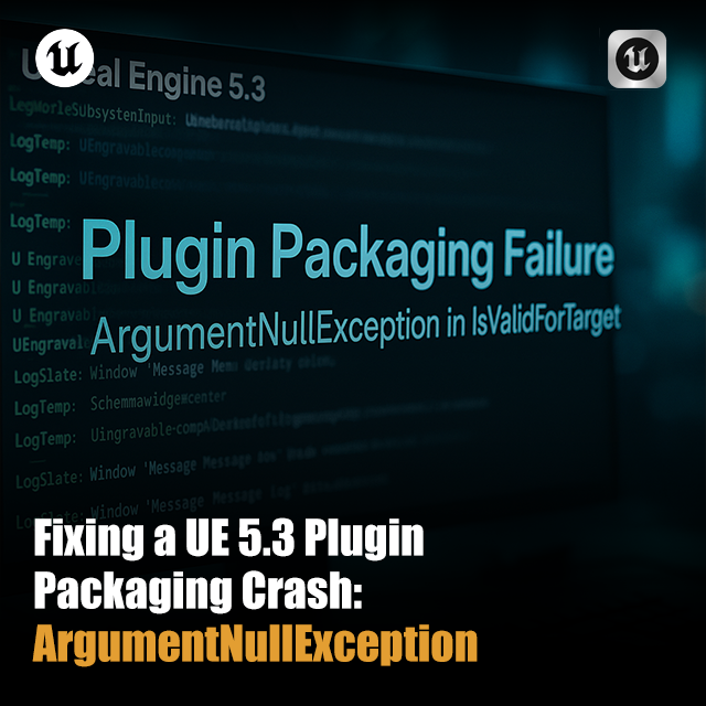 Fixing a UE 5.3 Plugin Packaging Crash Caused by UnrealBuildTool ...