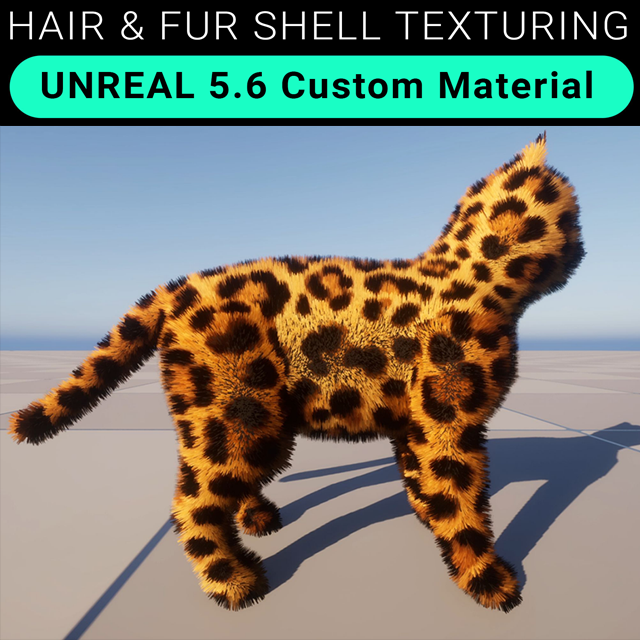 Unreal Engine 5.6 – Create Hair & Fur Material with Shell Texturing ...