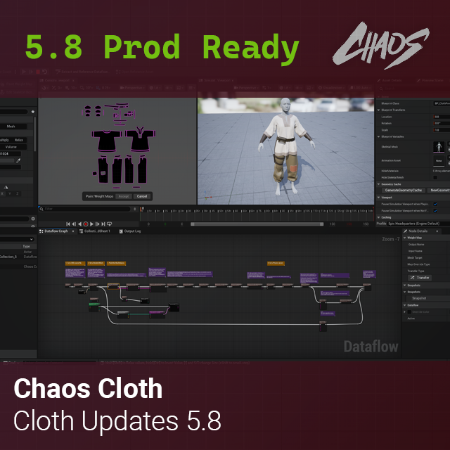Chaos Cloth - Updates 5.8 | Tutorial