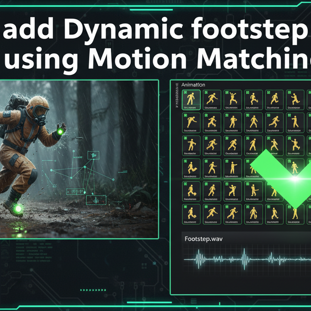 How to use Dynamic Footstep Sounds using Motion Matching | Community ...