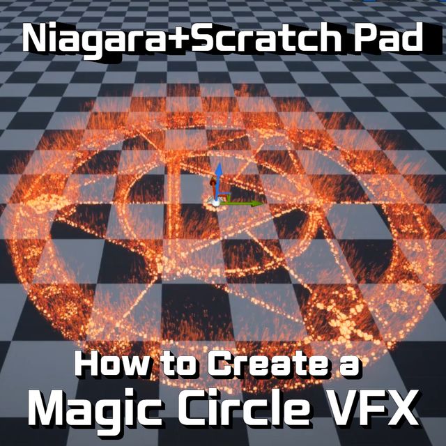 UE5 Niagara Scratch Pad로 만드는 Magic Circle VFX | Community tutorial