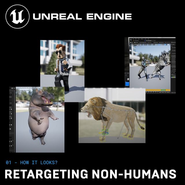 Retargeting animations to non-humans in 5 min | Community tutorial