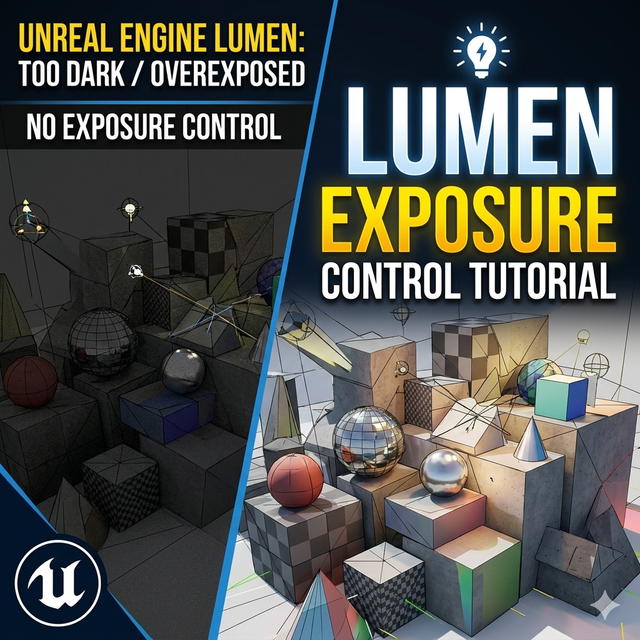 Unreal Lumen Lighting Exposure | Community tutorial