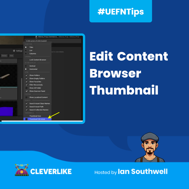 Edit Content Browser Thumbnail | Community tutorial