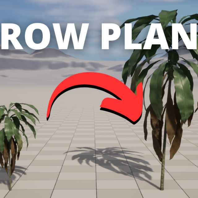 How to Make a Plant Grow With Time in Unreal Engine 5 | Community tutorial