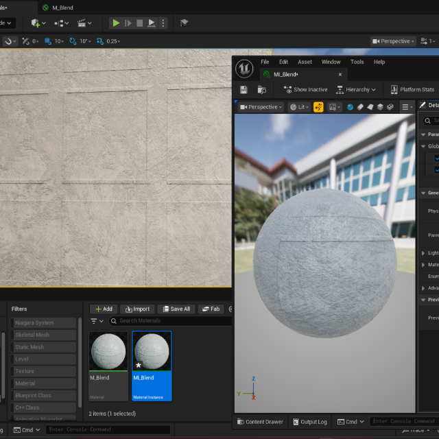 How do you blend two normal maps in Unreal Engine 5.7? | Community tutorial