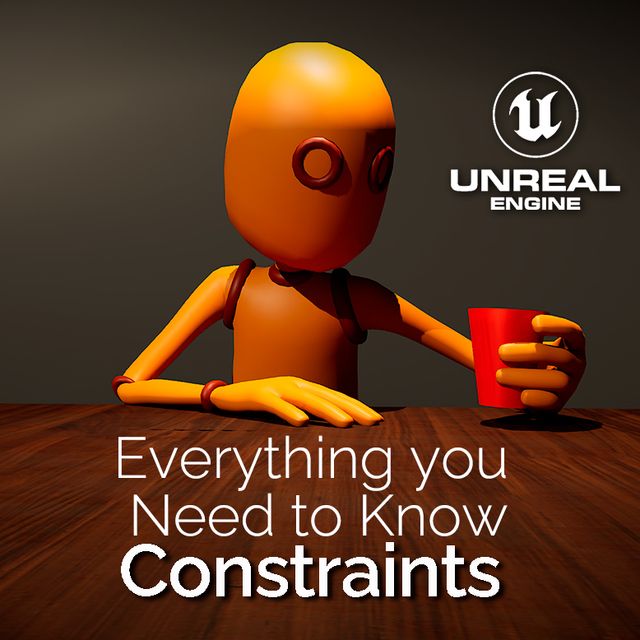 Parent a prop to a character in unreal engine animation constraints