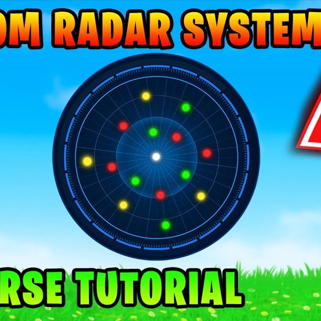 How to make a custom radar system in uefn verse tutorial community