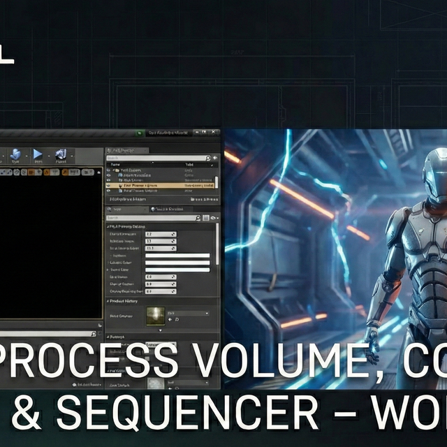 Post Process Volume, Colour Grading & Sequencer in Unreal Engine ...