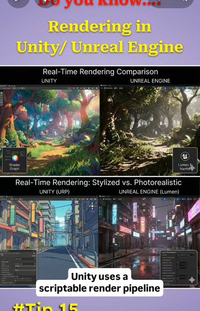 #Tip-15 | Unity/Unreal Switching | Rendering | Community tutorial